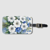 Bloemenbos Elegante Waterverf Bagagelabel (Voorkant (horizontaal))