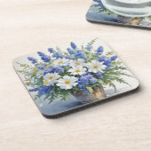 Bloemenbos Elegante Waterverf Bier Onderzetter (Linkerzijde)