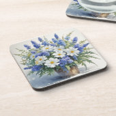 Bloemenbos Elegante Waterverf Bier Onderzetter (Linkerzijde)