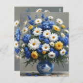 Bloemenbos Elegante Waterverf Briefkaart (Voorkant / Achterkant)