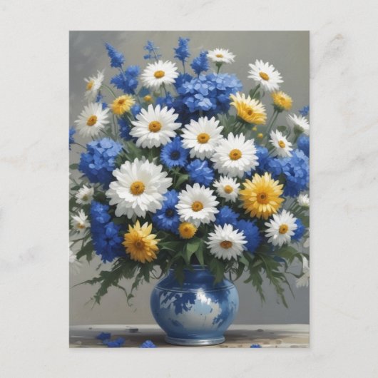 Bloemenbos Elegante Waterverf Briefkaart (Voorkant)