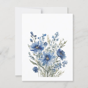 Bloemenbos Elegante Waterverf Briefkaart