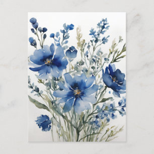 Bloemenbos Elegante Waterverf Briefkaart