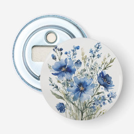 Bloemenbos Elegante Waterverf Button Flesopener