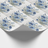 Bloemenbos Elegante Waterverf Cadeaupapier (Hoek)