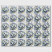 Bloemenbos Elegante Waterverf Cadeaupapier (Vlak)