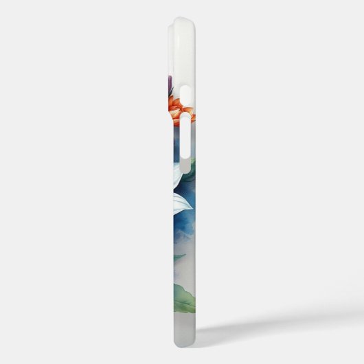 Bloemenbos Elegante Waterverf Case-Mate iPhone Case (Achterkant / Links)