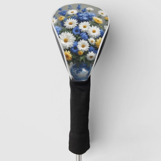 Bloemenbos Elegante Waterverf Golfheadcover (Voorkant)
