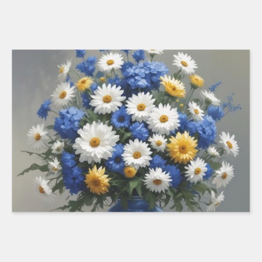 Bloemenbos Elegante Waterverf Inpakpapier Vel (Voorkant 2)