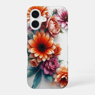 Bloemenbos Elegante Waterverf iPhone 16 Hoesje