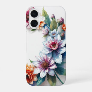 Bloemenbos Elegante Waterverf iPhone 16 Hoesje