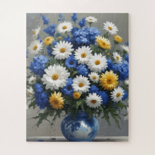 Bloemenbos Elegante Waterverf Legpuzzel