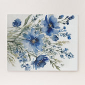 Bloemenbos Elegante Waterverf Legpuzzel (Horizontaal)