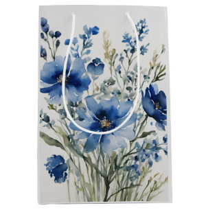 Bloemenbos Elegante Waterverf Medium Cadeauzakje