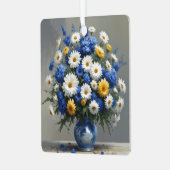 Bloemenbos Elegante Waterverf Metalen Ornament (Voorkant links)