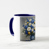 Bloemenbos Elegante Waterverf Mok (Voorkant links)