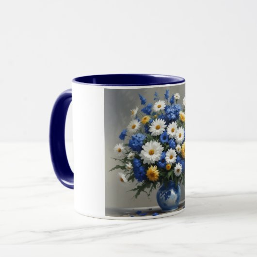 Bloemenbos Elegante Waterverf Mok (Voorkant links)