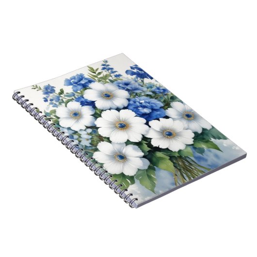 Bloemenbos Elegante Waterverf Notitieboek (Rechterzijde)