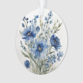 Bloemenbos Elegante Waterverf Ornament (voorkant)