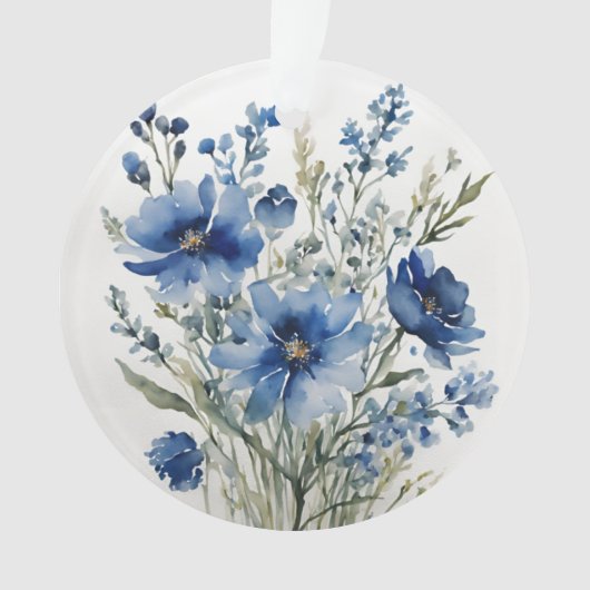 Bloemenbos Elegante Waterverf Ornament (voorkant)