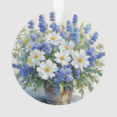 Bloemenbos Elegante Waterverf Ornament (achterkant)