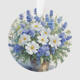 Bloemenbos Elegante Waterverf Ornament