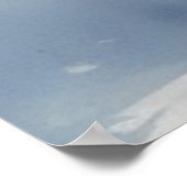 Bloemenbos Elegante Waterverf Poster (Hoek)