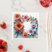 Bloemenbos Elegante Waterverf Servet (Insitu)