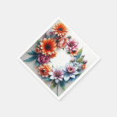 Bloemenbos Elegante Waterverf Servet (Hoek)