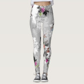 bloemenbos leggings (Voorkant)