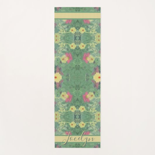 Bloemenbos vloer Yoga Mat (Voorkant)