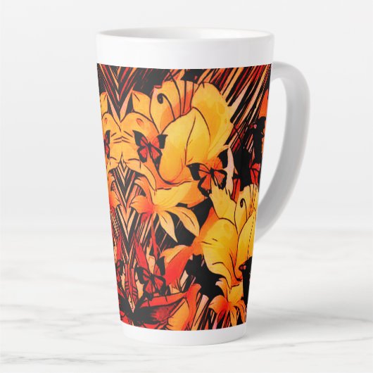 BloemenbosLatte Mok (Rechterhoek)