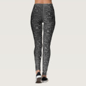 bloemenbrei leggings (Achterkant)