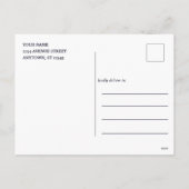 bloemenbrief Joy Christmas Greeting Holiday card Feestdagenkaart (Achterkant)