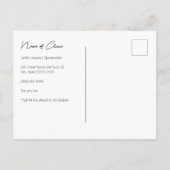  Bloemenbril Oogonderzoek Afspraak Briefkaart (Achterkant)