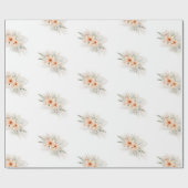 bloemenbruid cadeaupapier (Vlak)