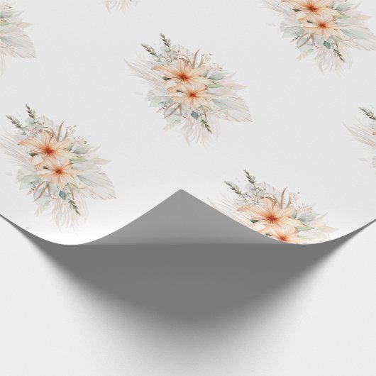 bloemenbruid cadeaupapier (Hoek)