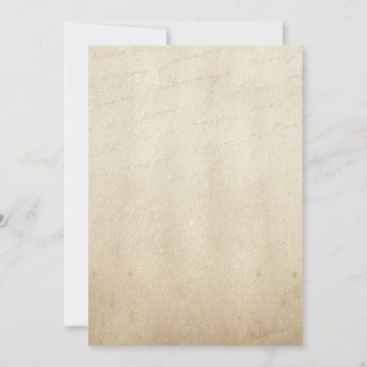 bloemenbruidsdouche Uitnodiging (Achterkant)