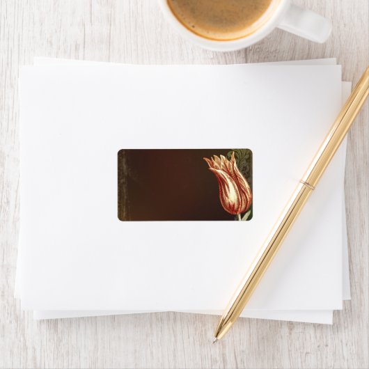 bloemenbruiloft adresetiketten etiket (Insitu)