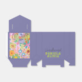 bloemenbruiloft bedankdoosjes (Uitgevouwen)