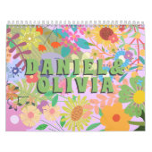 bloemenbruiloft kalender (Hoes)