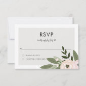 Bloemenbruiloft lente RSVP (Voorkant)