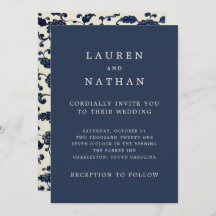 bloemenbruiloft | Marine en Cream