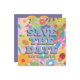 bloemenbruiloft save the date