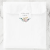  bloemenbruiloft sticker (Tas)