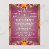  bloemenbruiloft uitnodiging (Voorkant)