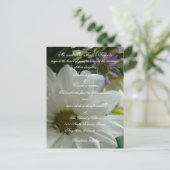 Bloemenbruiloft uitnodiging met Schrift (Staand voorkant)