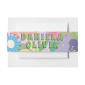 bloemenbruiloft uitnodigingen wikkel (Voorkant Voorbeeld)