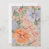  bloemenbruiloft waterverf kaart (Achterkant)