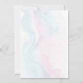 Bloemenbrunch en bubbelig Vrijgezellenfeest Bedankkaart (Achterkant)